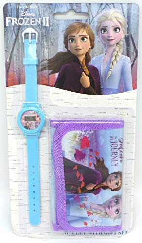 TDL Disney Frozen Set De Regalo Reloj + Billetera - Licenciado Oficialmente -Watch & Wallet