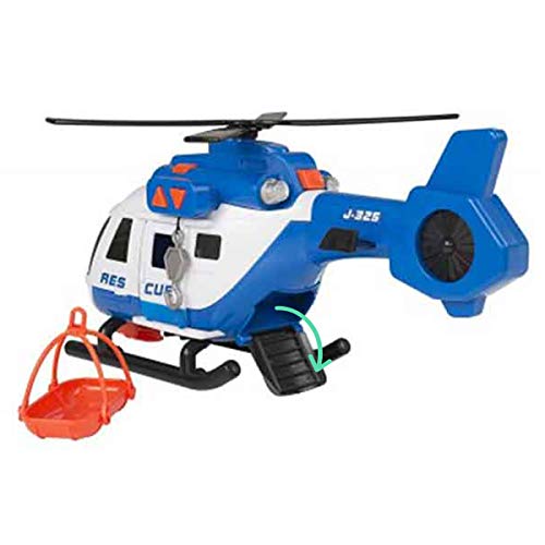 Teamsterz 1416393 Helicóptero de Rescate con Luz y Sonidos, 42 cm