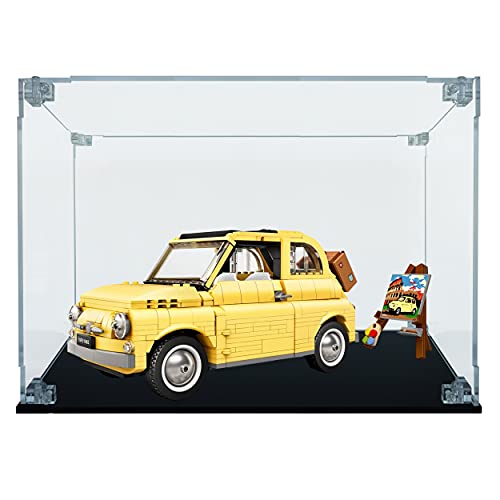 Teca de plexiglás – Arca Lite® | Compatible con Fiat 500 Lego (10271) (Teca sin fondo)