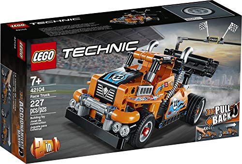 Technic Lego 42104 - Pull-Back - Race Truck Dragster (227 Piezas)