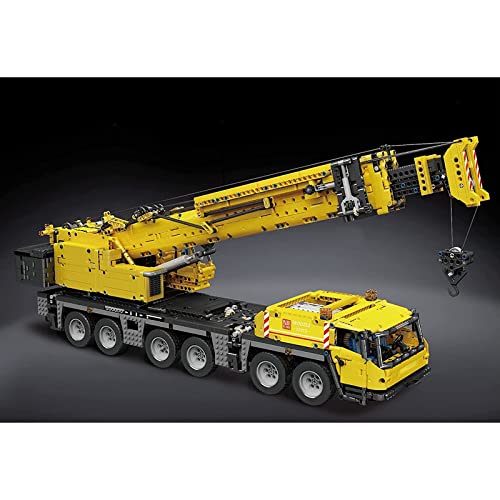 Technic Truck Crane Building Blocks, 2.4Ghz / App Control Remoto Grúa Móvil DIY Modelo Juguetes, 4160Pcs Juegos De Construcción Compatibles con Lego Technic dynamic 78.9 * 36.7 * 18.4cm