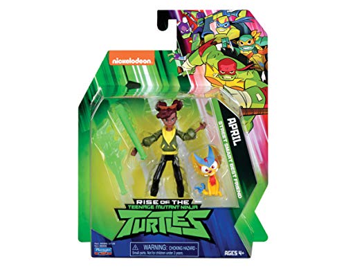 Teenage Mutant Ninja Turtles TUAB0900 Abril Epic Adventurer el Rise of Basic Action Figura , Modelos/colores Surtidos, 1 Unidad