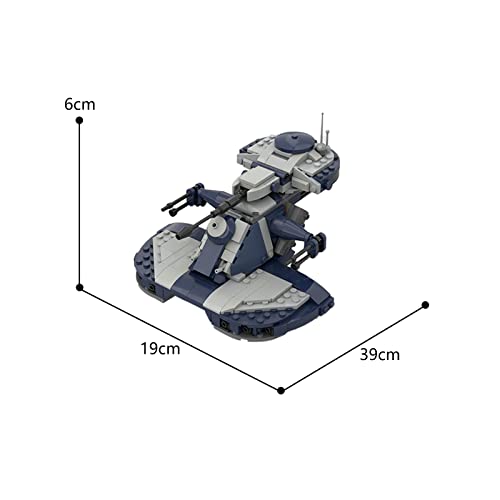 Tenhorses Char de asalto blindado (AAT) Juego de construcción - Modelo de colección Robot de combate piloto AAT de juguete de construcción - Regalo de colección Ultime (359 piezas)