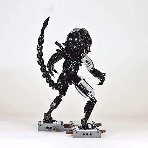 TENHORSES Figura Alien Juegos de Construcción Modelo de Colección Caracteriza Desktop Decoraciones 38cm Figura Alien Xenomorph Covenant Compatible con Lego 599 Piezas