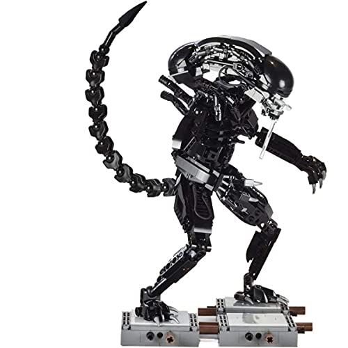 TENHORSES Figura Alien Juegos de Construcción Modelo de Colección Caracteriza Desktop Decoraciones 38cm Figura Alien Xenomorph Covenant Compatible con Lego 599 Piezas