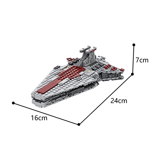 TENHORSES Venator Class Cruiser - Vaso destroyer compatible con Lego 381 piezas