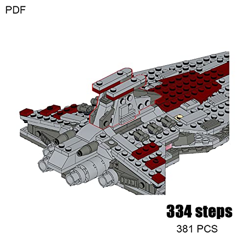 TENHORSES Venator Class Cruiser - Vaso destroyer compatible con Lego 381 piezas