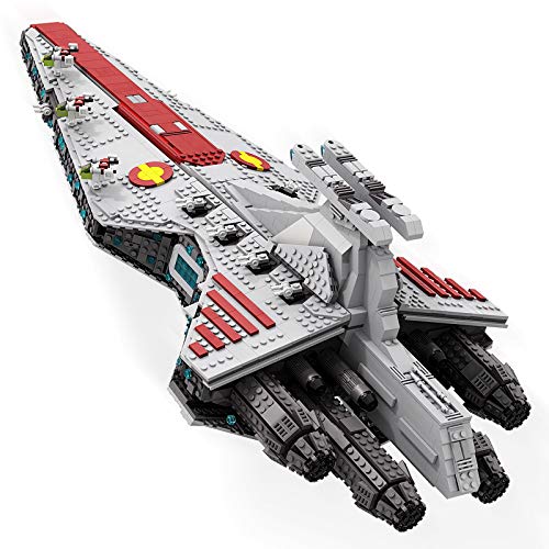 TENHORSES Venator Star República Attack Cruiser Bloques de construcción – Space Wars Vaisseau Star Destroyer Juego de construcción para adultos – 2565 piezas