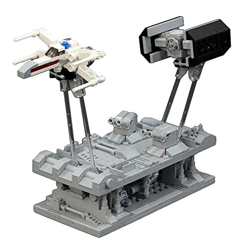 TENHORSES Wars Series Mini Caza Tie Imperial Juguete de Construcción de X Nave Espacial Series Imperial Tie Fighter Compatible con Lego - 457 PCS