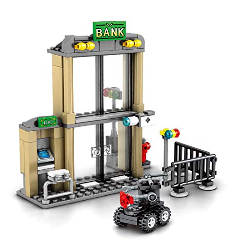 Tewerfitisme 549 piezas de la serie militar, juguete de construcción de policía urbana Wrecker, modelo de ladrillos para bricolaje, compatible con Lego