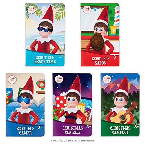 The Elf on the Shelf Scout Elves at Play Insta-Moment Pop-Ups (5 Pack) Series 1 (Scout Elf Not Included) | Elf on a Shelf Christmas Accessories, Ideas and Props for Kids and Adults