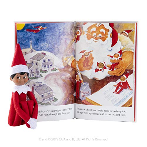 The Elf on the Shelf: Una tradición navideña (Incluye Tono de Piel Oscuro Chico Elf y un Libro Especial en Inglés)