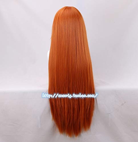 The Legend of Zelda:Link's Awakening Marin orange wig Mebe No Mura Cosplay Wig role Play Girl Marin orange long hair costume