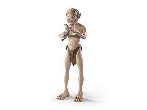 The Noble Collection Figura Bengyfigs El Señor de los Anillo Gollum, Color Mehrfarbig, One Size (NN2818)