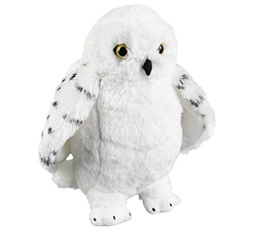 The Noble Collection Harry Potter Hedwig Felpa – 11in (28 cm) Suave búho nevado – Juego de película con Licencia Oficial