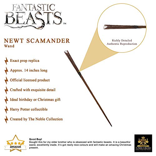 The Noble Collection Newt Scamander's Varita (Caja de Ventana)