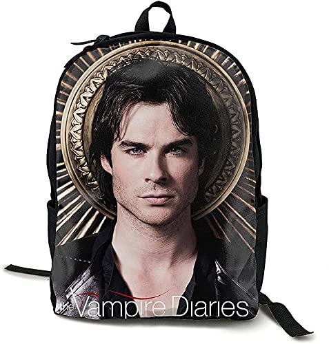 The Vampire Diaries Mochila escolar con dibujos animados, duradera, resistente al agua, ajustable, mochila escolar, 15, 27 * 14 * 35 cm (13 Zoll),