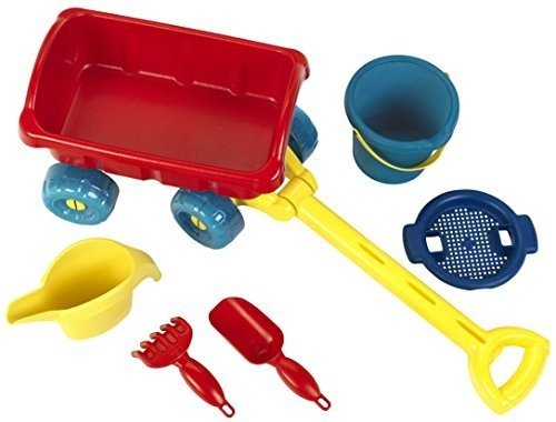 Theo Klein 2002 - Aqua Action Carro De Mano Con Set De Cubo