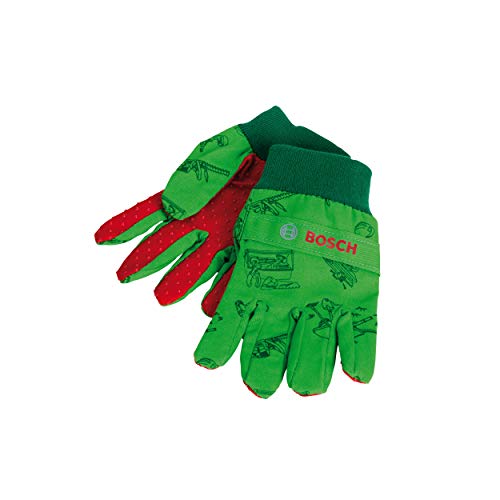 Theo Klein Bosch Guantes De Jardinería, Juguete, Multicolor, Taglia Unica (2798)