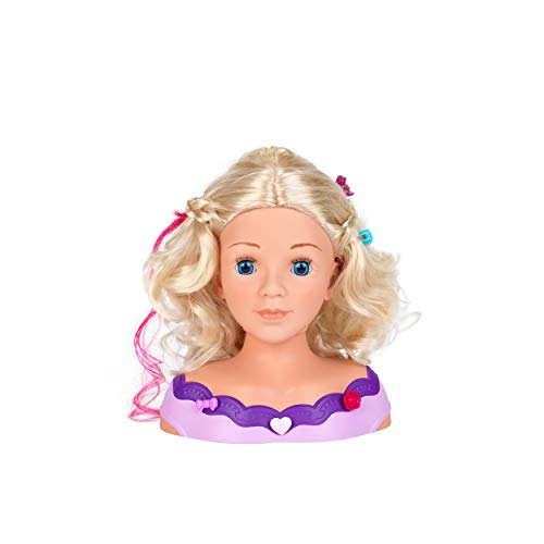 Theo Klein- Cabeza Princess Coralie Little Emma, Busto para peinar y maquillar con cosmética y Accesorios (5399)