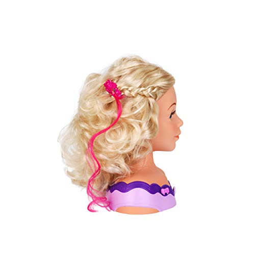 Theo Klein- Cabeza Princess Coralie Little Emma, Busto para peinar y maquillar con cosmética y Accesorios (5399)