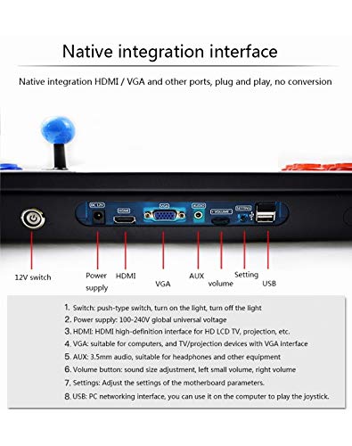 Theoutlettablet@ - Pandora Box 3D WiFi con 4018 Juegos Retro Consola Maquina Arcade Video Gamepad VGA/HDMI/USB Street