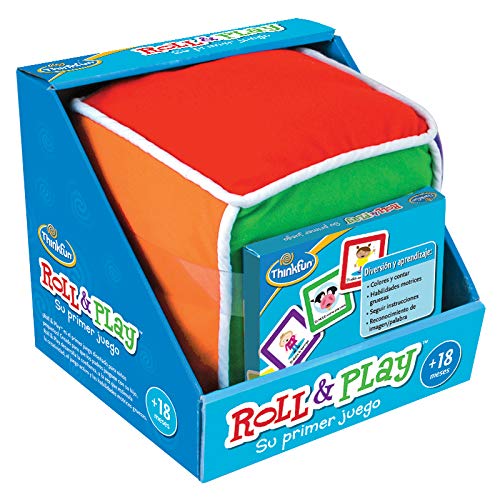 ThinkFun 76322 Roll & Play, Juego Educativo para Bebes, Edad Recomendada +18 Meses, Juegos Educativos