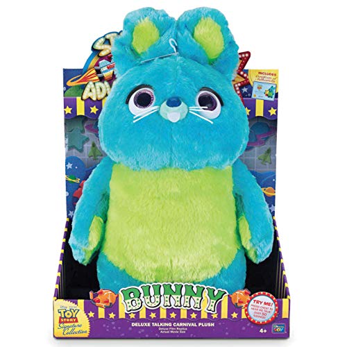 Thinkway Toys 64442 Bunny Deluxe Talking Carnival Plush - Toy Story Signature Collection, Multi