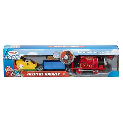 Thomas and Friends Tren de Juguete de la Locomotora Helpful Harvey, Juguetes Niños 3 Años (Mattel FJK53)