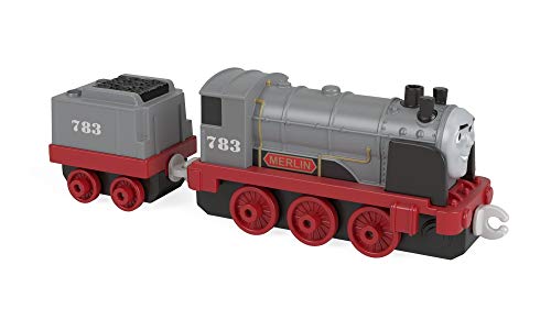 Thomas & Friends- Locomotora Grande Merlin Tren de Juguete, Multicolor, 0 (Mattel DXR59)