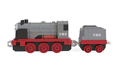 Thomas & Friends- Locomotora Grande Merlin Tren de Juguete, Multicolor, 0 (Mattel DXR59)