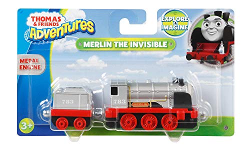 Thomas & Friends- Locomotora Grande Merlin Tren de Juguete, Multicolor, 0 (Mattel DXR59)