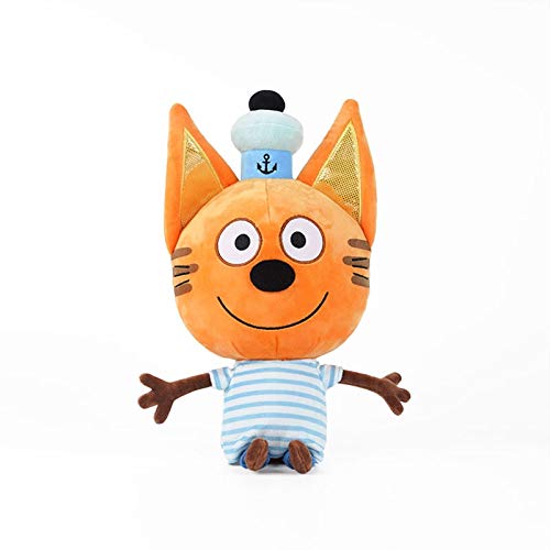 tianluo Peluches Kid E Cats My Family Three Happy Cats Muñeco De Peluche Cookie Candy Pudding Happy Cat Doll Toy Regalo para Niños