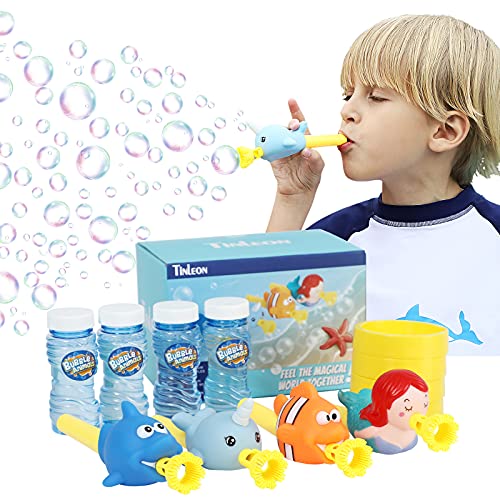 Tinleon Máquina de Burbujas Máquina, Máquina de Burbujas con Música y Luz, Automática Burbujas de Jabon Niños, Bubble Maker para Regalo de niña y Adultos para Fiestas, Cumpleaños