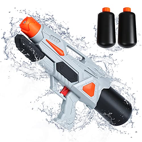 TINLEON Water Gun Soaker Toy: Water Blaster Super Squirt 580cc Regalos de Alta Capacidad de hasta 26 pies de Largo Alcance de Tiro para niños, Adultos, niños, niñas