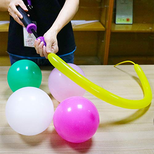 Tinyuet Bomba para Globos, Bombas de Globos de Mano, Manual Inflator para Globos de Látex y Globos de Aluminio