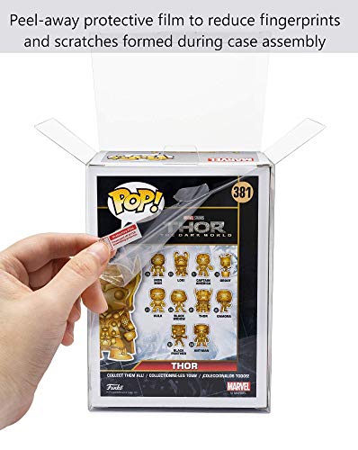 TitanShield Funda protectora de 0,5 mm, compatible con Funko – Figuras de vinilo Pop! de 4 pulgadas (60 unidades)