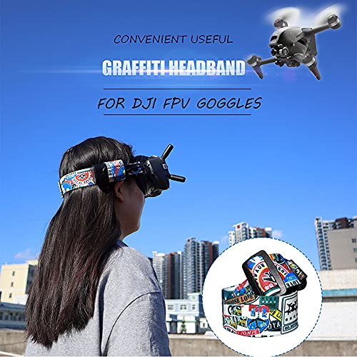 Tmom FPV V2 Gafas Diadema Ajustable Diadema para Gafas de Realidad Virtual, Diadema Fija, Video Gafas Accesorios, FPV Accesorios Bolsa (Diadema + 30cm Carga Cable + Almohadilla para Polvo)