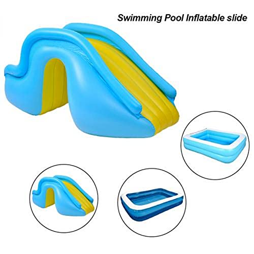 Toboganes De Agua Para Piscinas, Tobogán Acuático Inflable Para Niños,Instalación Recreativa De Juegos Acuáticos,Juegos De Piscina De Verano En El Patio Trasero Juguetes De Agua 150X62X90/158x76x90cm