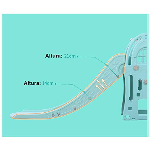 Toboggan XL - Azul - tobogán Infantil para Jardin Parques e Interiores - Columpio y Juguete para jardín Ideal para niños y niñas