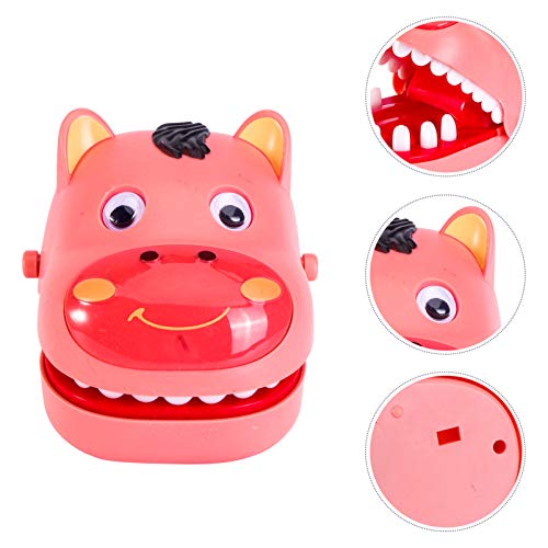 Tomaibaby Juego de Dientes de Oso para Niños Juego de Mordedura de Dientes de Clásica de Dentista Juego Familiar Divertido Juego de Dientes de Cocodrilo Juguete Práctico Novedoso