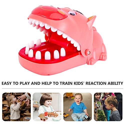 Tomaibaby Juego de Dientes de Oso para Niños Juego de Mordedura de Dientes de Clásica de Dentista Juego Familiar Divertido Juego de Dientes de Cocodrilo Juguete Práctico Novedoso