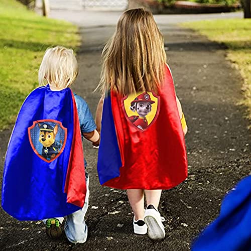 Tomicy Disfraces de la Patrulla Canina para niños Capas de la Patrulla Canina Máscaras de Fiesta de la Patrulla Canina Perro Cachorro Cosplay Decoración para Fiestas