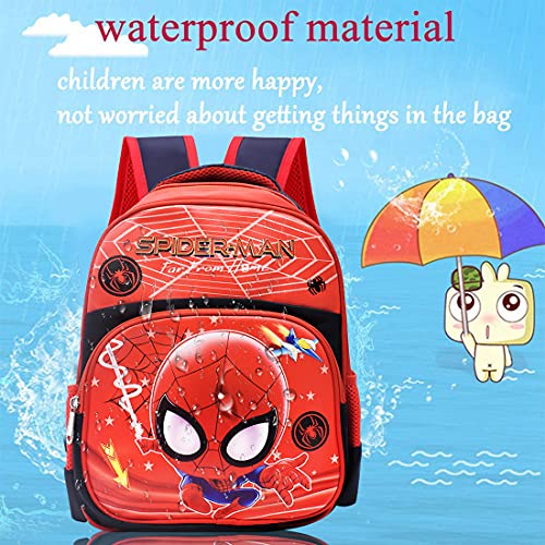 Tomicy Mochila para niños Spiderman Mochilas Infantiles Mochila para Niños Durable Ajustable Bolsas de Libros de Kindergarten Niños Niñas Bolsas de Libros de la Escuela Primaria