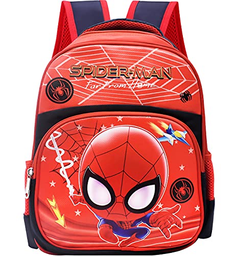 Tomicy Mochila para niños Spiderman Mochilas Infantiles Mochila para Niños Durable Ajustable Bolsas de Libros de Kindergarten Niños Niñas Bolsas de Libros de la Escuela Primaria