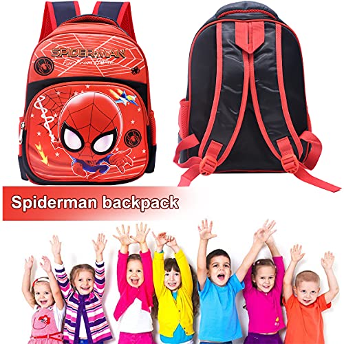 Tomicy Mochila para niños Spiderman Mochilas Infantiles Mochila para Niños Durable Ajustable Bolsas de Libros de Kindergarten Niños Niñas Bolsas de Libros de la Escuela Primaria