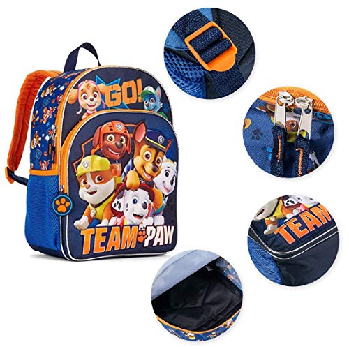 Tomicy Paw Patrol Mochilas Escolares Niños, Mochila Escolar Mighty Pups, Mochila Infantil Colegio o Guarderia, Material Escolar para Niños Patrulla Canina, Regalos para Niños Niñas