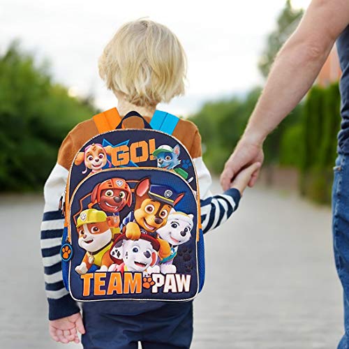 Tomicy Paw Patrol Mochilas Escolares Niños, Mochila Escolar Mighty Pups, Mochila Infantil Colegio o Guarderia, Material Escolar para Niños Patrulla Canina, Regalos para Niños Niñas