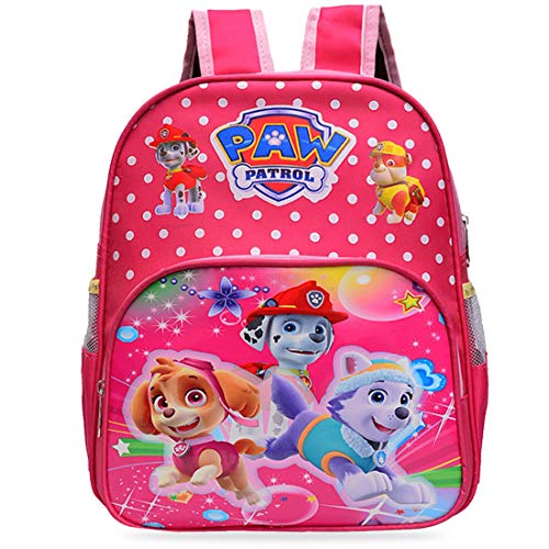 Tomicy Paw Patrol Mochilas Juveniles Patrulla Canina, Mochila Escolar Mighty Pups, Mochila Infantil Colegio o Guarderia, Material Escolar para Niños, Regalos para Niños Niñas