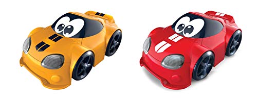 TOOKO Junior - Mi Primer Coche de Carreras con Ruedas Libres - Juguete Niño - Efectos Sonoros y Luminosos - 14,5 cm - a Partir de 2 años (81475)